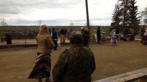 Гулянья на Троицу в Шелотах Верховажского района Вологодской области (4 июня 2017)