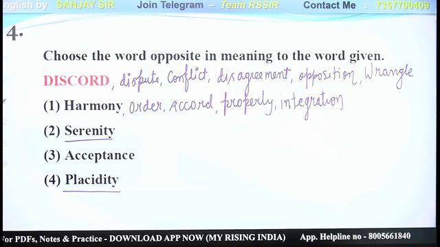 English VOCAB Plan(B) #30 | AIRFORCE X&Y | NAVY | NDA | CDS |COAST GUARD |SSC-GD|Defence| Sanjay Si