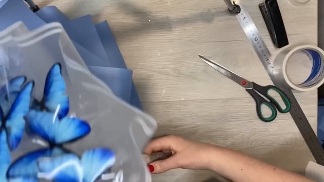 Букет из бабочек | Светящийся букет из бабочек | Букет из тик тока смотреть онлайн