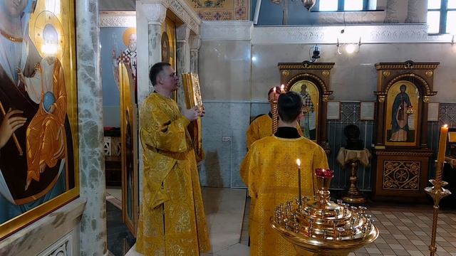 Всенощное бдение в храме МинДА (15 июля 2023 г.) смотреть онлайн