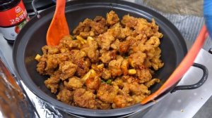 Корея ''Sweet and Sour Chicken" Все 10 тонн проданы за месяц! / Dak-gangjeong / Korean Street Food