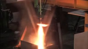 Кислородная резка стали толщиной 840 мм, газорезка