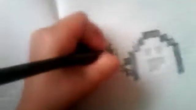 Рисуем по клеткам смайлик из вк