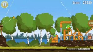 Angry Birds Free With Magic Symbian 1.1.0 Android Port Gameplay
