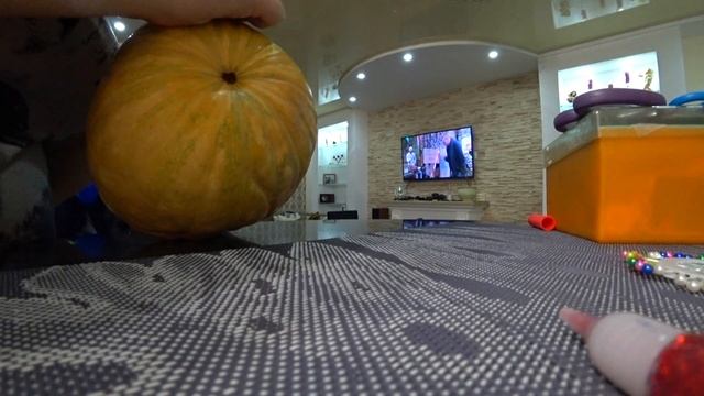 Хеллоуин  Halloween декорация в дом тыква за 5 минут смотреть онлайн