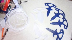 3D Pen.DIY.CS:GO knife shadow daggers. Timelapse. Тычковый нож "Shadow daggers" 3д ручкой. 如何用笔绘制3D