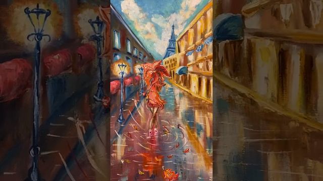 Обзор картины Телешко Елены «Девочка Осень» 🖼🍂