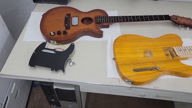 DIY Fender Acoustasonic part 1 Converting a Glarry Telecaster into an Acoustasonic смотреть онлайн