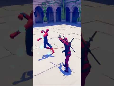 DEADPOOL vs SPIDER-MAN | TABS - Totally Accurate Battle Simulator