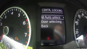 VOLKSWAGEN CONVENIENCE FEATURES AUTO UNLOCKING/LOCKING DOORS