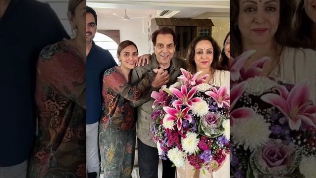 Hema Malini Dharmendra Birthday Celebrations