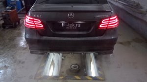 Тюнинг выхлопной системы Mercedes E63 AMG S в кузове W212