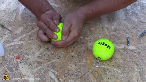 Тренировочные пои из теннисных мячиков