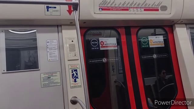Поездка на Юбилейном от ст. Девяткино до ст. Проспект Ветеранов 1 часть (до ст. Владимирская)