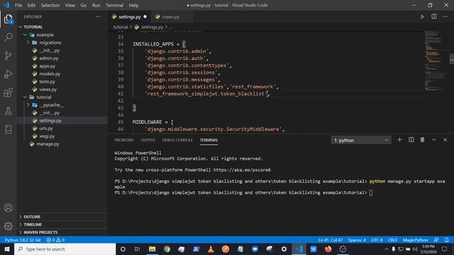 JWT Black listing in Django смотреть онлайн