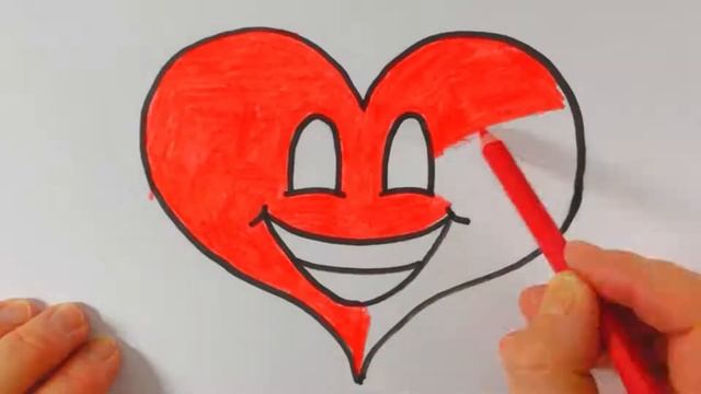 Как рисовать сердце / How to draw a heart