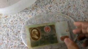 Эксперемент по чистке бумажных денег