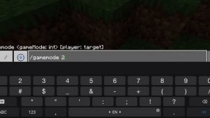 gamemode 0,1,2,6  в майнкрафт Бедрок Эдишн//ПЕ?