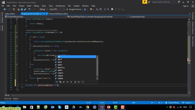 #10 Shopping Cart with ASP.Net MVC and Entity Framework | ASP.NET MVC Training Course