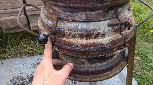 Печь под казан своими руками из автомобильных дисков.
