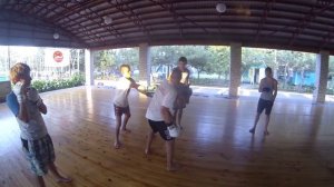 Поздравляем Егора с 15ти летием школа Capoeira Camara летний лагерь в Крыму 2014