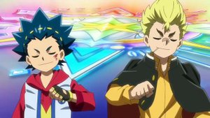 Beyblade Burst Surge opening, but it's Beyblade Burst Evolution opening song