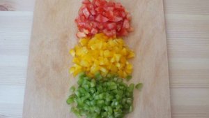 Салат Светофор с корейской морковью