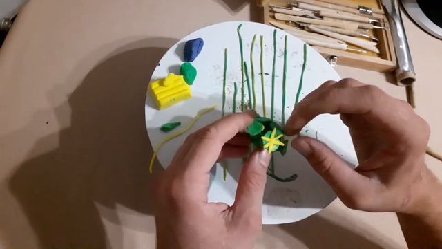 Лепка коралла Актинии в аквариум Псевдоморе.  #10 Аквариумный эксперимент