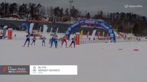 ROSTEC DEMINO SKI MARATHON Novikov Sergey номер 1174