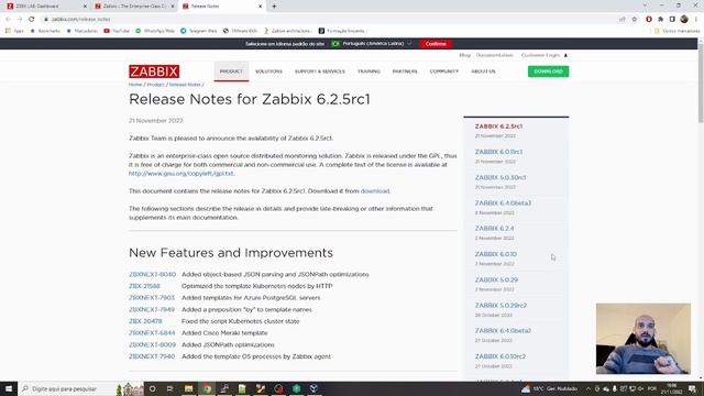 Zabbix 6 - Atualização em Docker e diferença entre versões смотреть онлайн