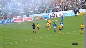 Thomas Ravelli Sweden v Italy 3 JUN 1987