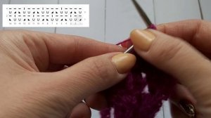 Ажурная сеточка спицами