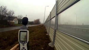Шумопоглощающий забор. Акустический экран. Акустический проект.