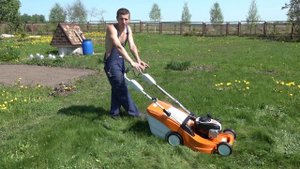 Купил МЕЧТУ дачника! Газонокосилка STIHL RM 448 TX