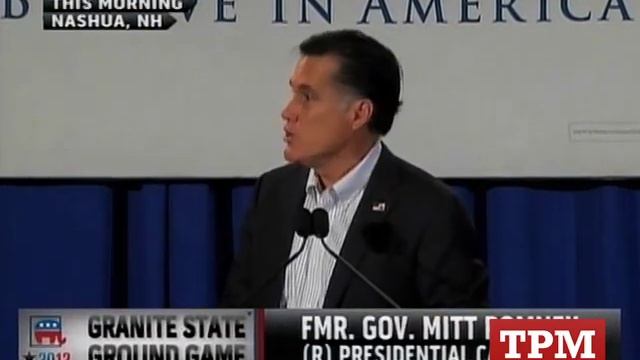 Romney: I Like Being Able To Fire People... смотреть онлайн