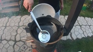 Обжиг казана на 12 литров Рецепт от Рината