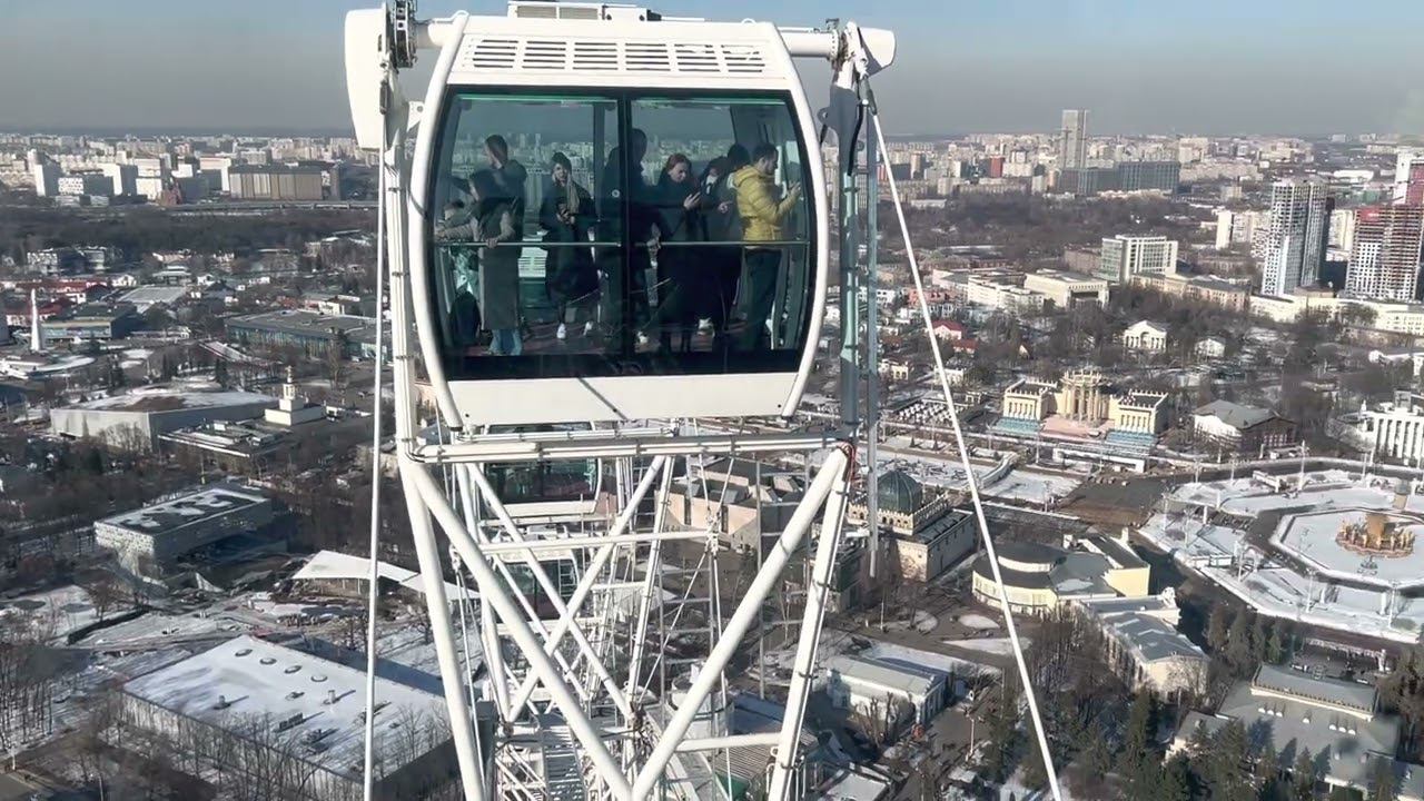 Солнце Москвы ВДНХ Колесо обозрения смотреть онлайн