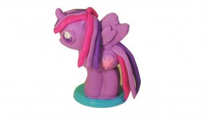 ✿ Твайлайт Спаркл из пластилина Плей До My little pony Мой Маленький Пони Twilight Sparkle