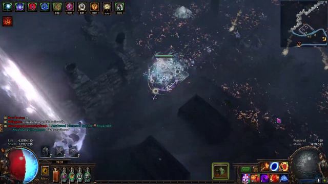 POE 3.17 Hexblast ignite inquisitor Map running смотреть онлайн