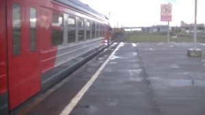 19-10-2022  санкт-петербург  станция купчино прибытие электропоезда эд-4 м 0407 часть-6