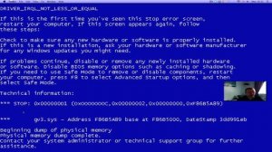 Driver_irql_not_less_or_equal SOLVE download the software now | blue screen | BSOD | VIDEO