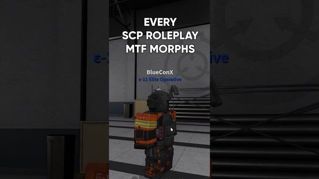 EVERY SCP ROLEPLAY MTF MORPHS #shorts