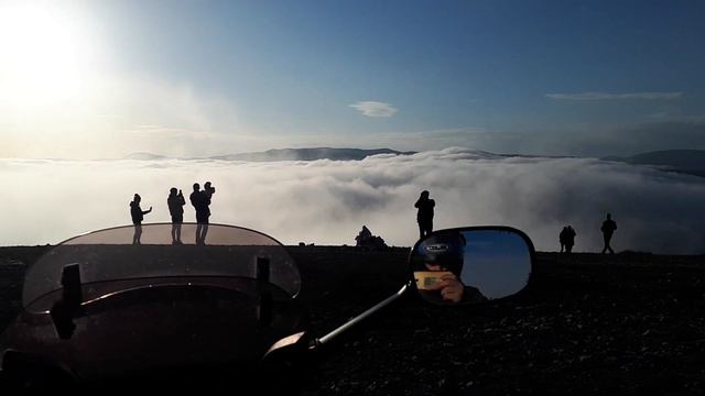 В облаках на горе Клементева 450 м над уровнем моря. #крым