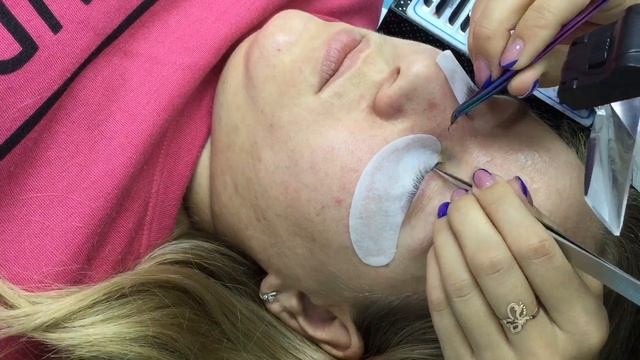 Наращивание ресниц смотреть онлайн