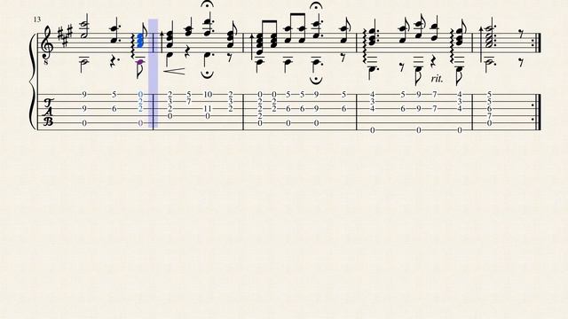 Aloha ʻOe (Farewell to Thee) - Quenn Lili'uokalani (1838 - 1917) - Tablature смотреть онлайн