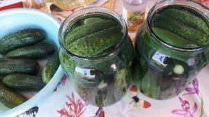 Болгарские маринованные огурцы.