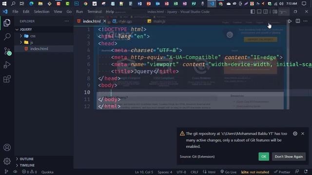 jQuery | How to download jQuery file | Part 01 | Mohammad Bablu YT ...