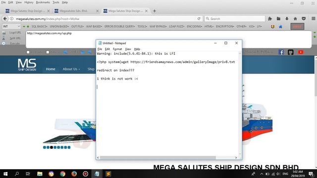 SQLI BASE64+LFI DATA WRAPPER (POST) SHELL UPLOAD