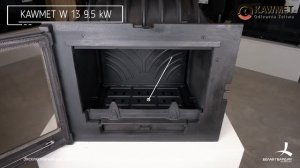 Обзор каминной топки Kaw-Met W13