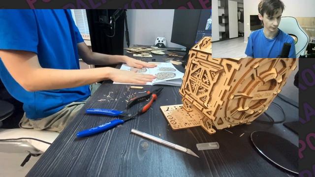 Собираем конструктор-сейф из дерева смотреть онлайн